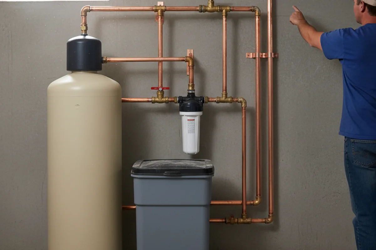 Whole-house water treatment system installed in Huddy